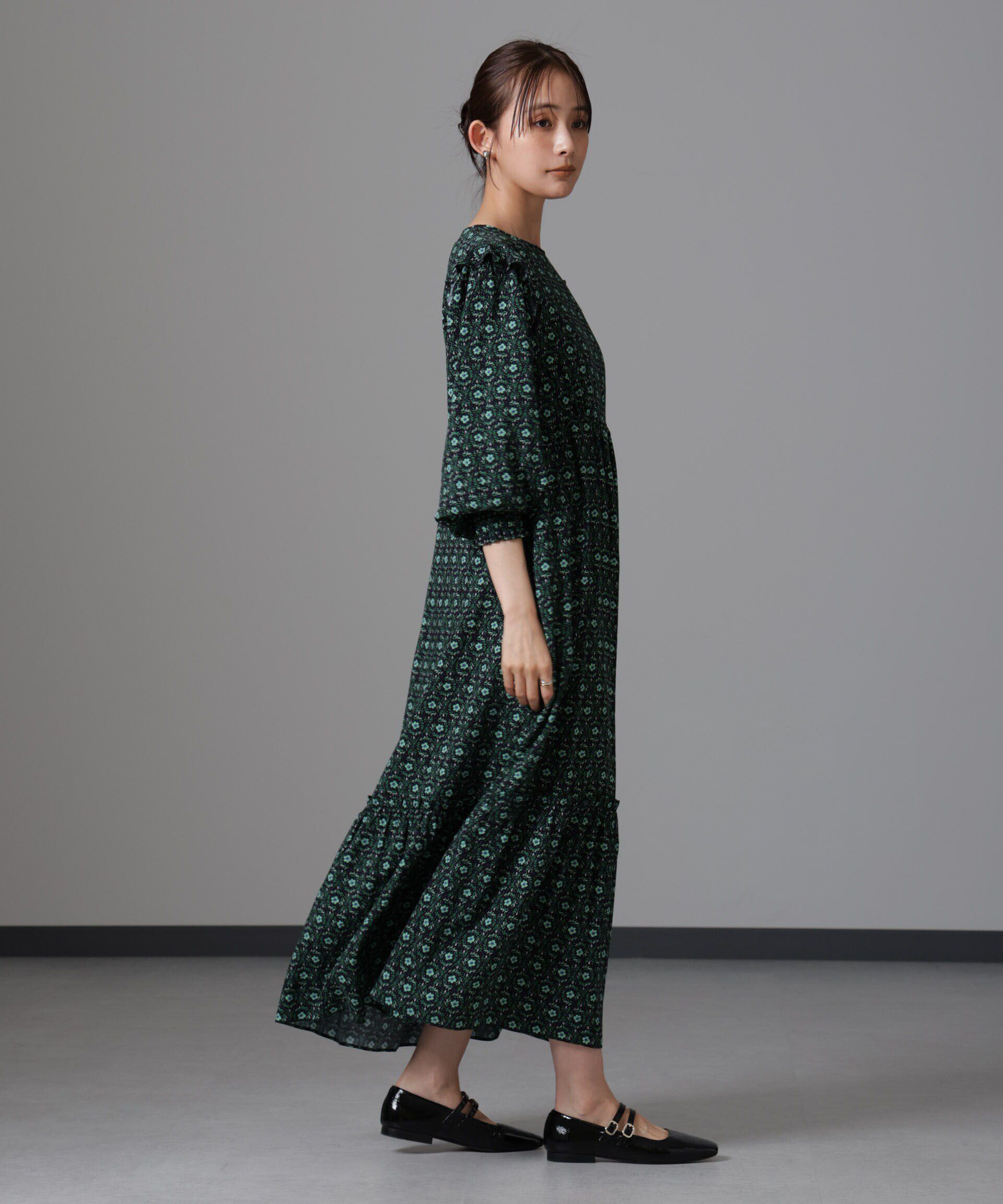 nano･universe「サークルフラワープリントワンピース」|ワンピース|