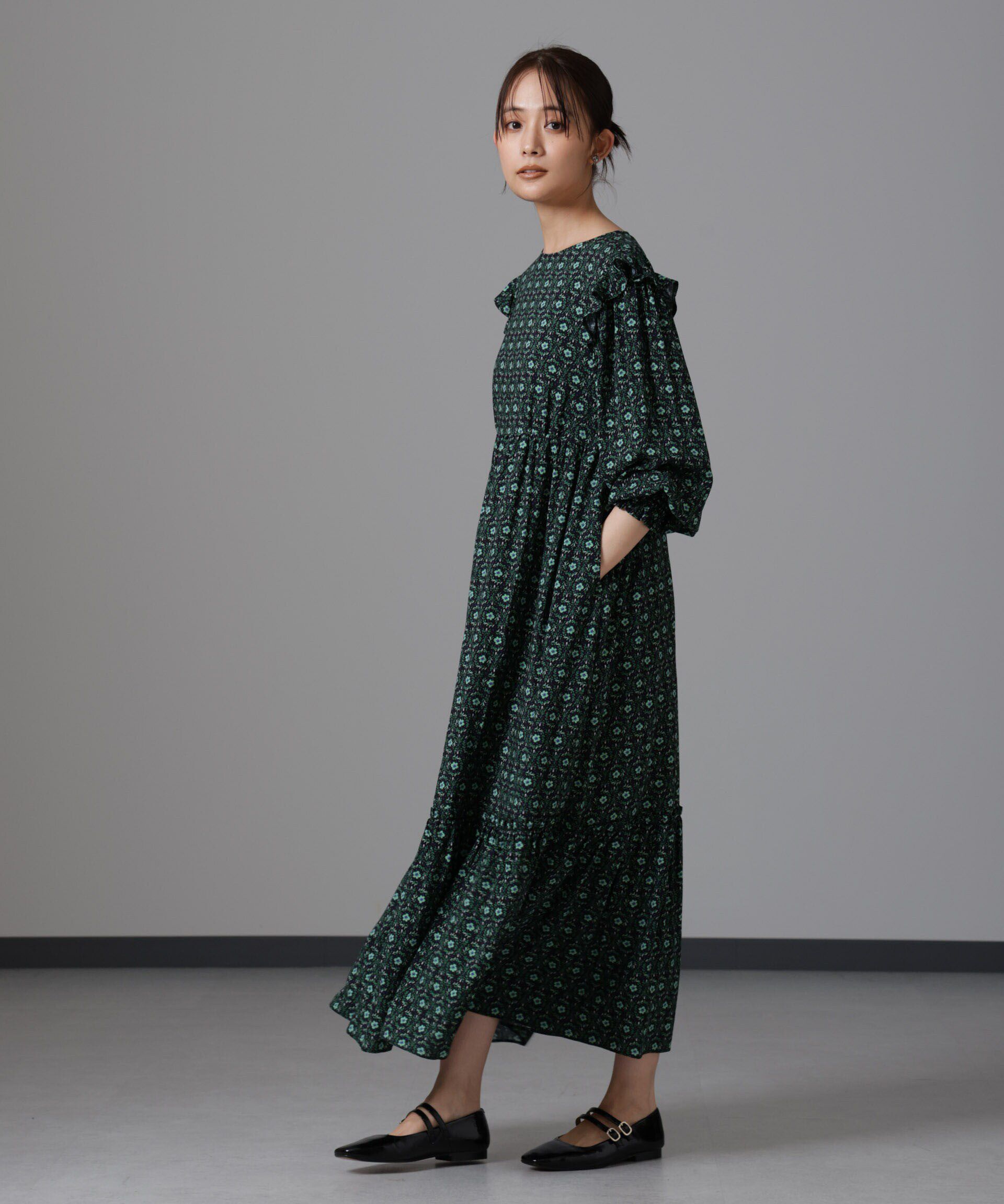 nano･universe「サークルフラワープリントワンピース」|ワンピース|