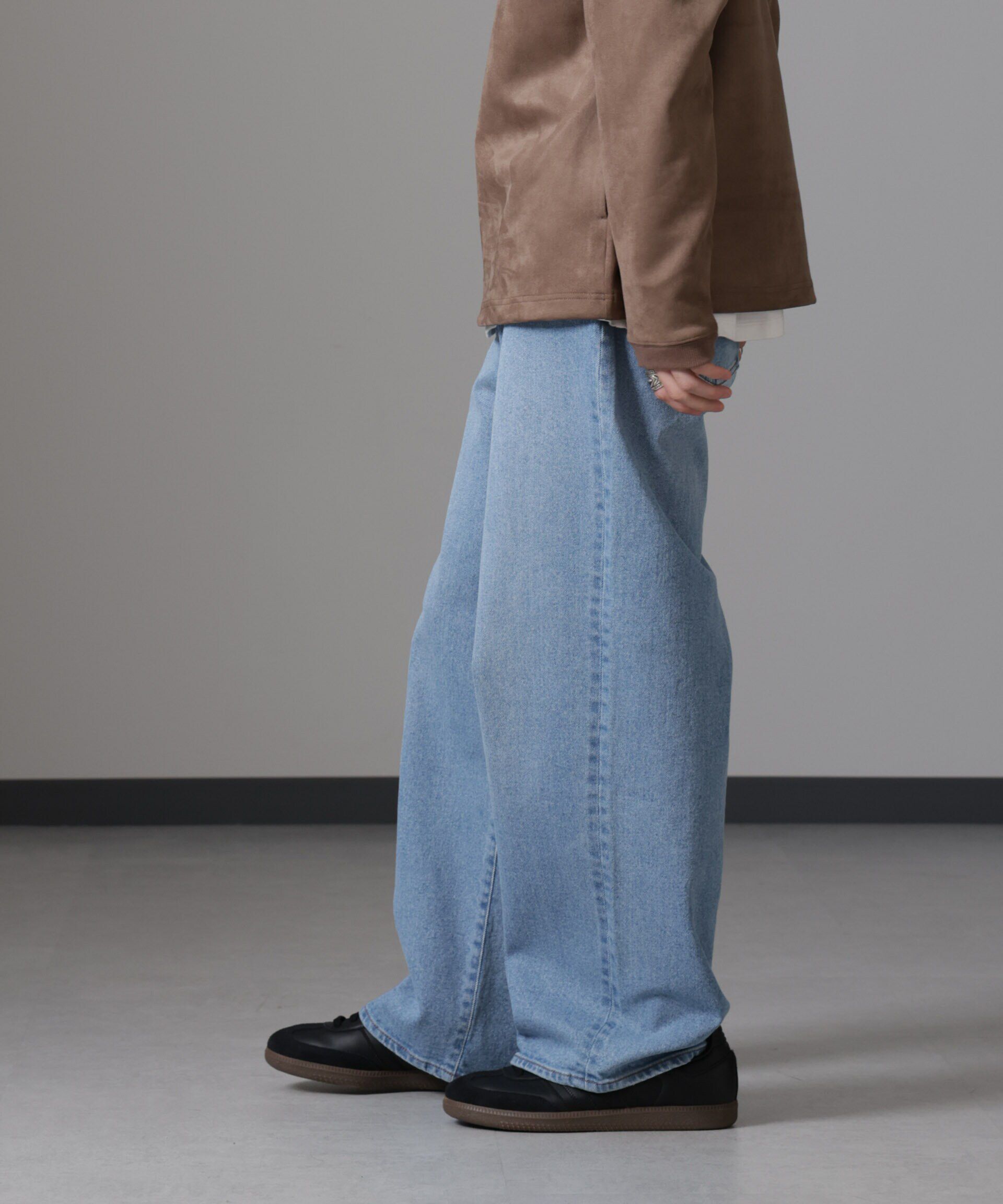 nano･universe「「MC」TIMELESS WARDROBE リラックスフィットデニム 252」|チノ|