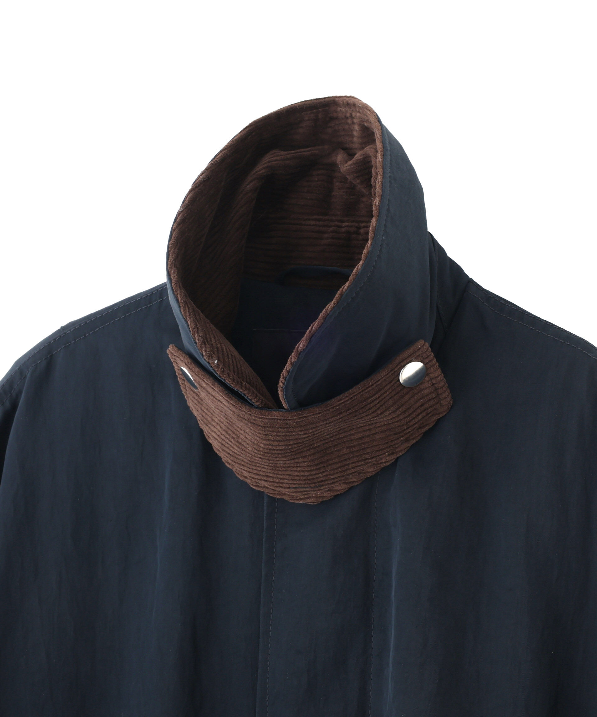 nano･universe「「STEVELOUR」「西川ダウン(R)」ミリタリーロングコート」|ダウン|