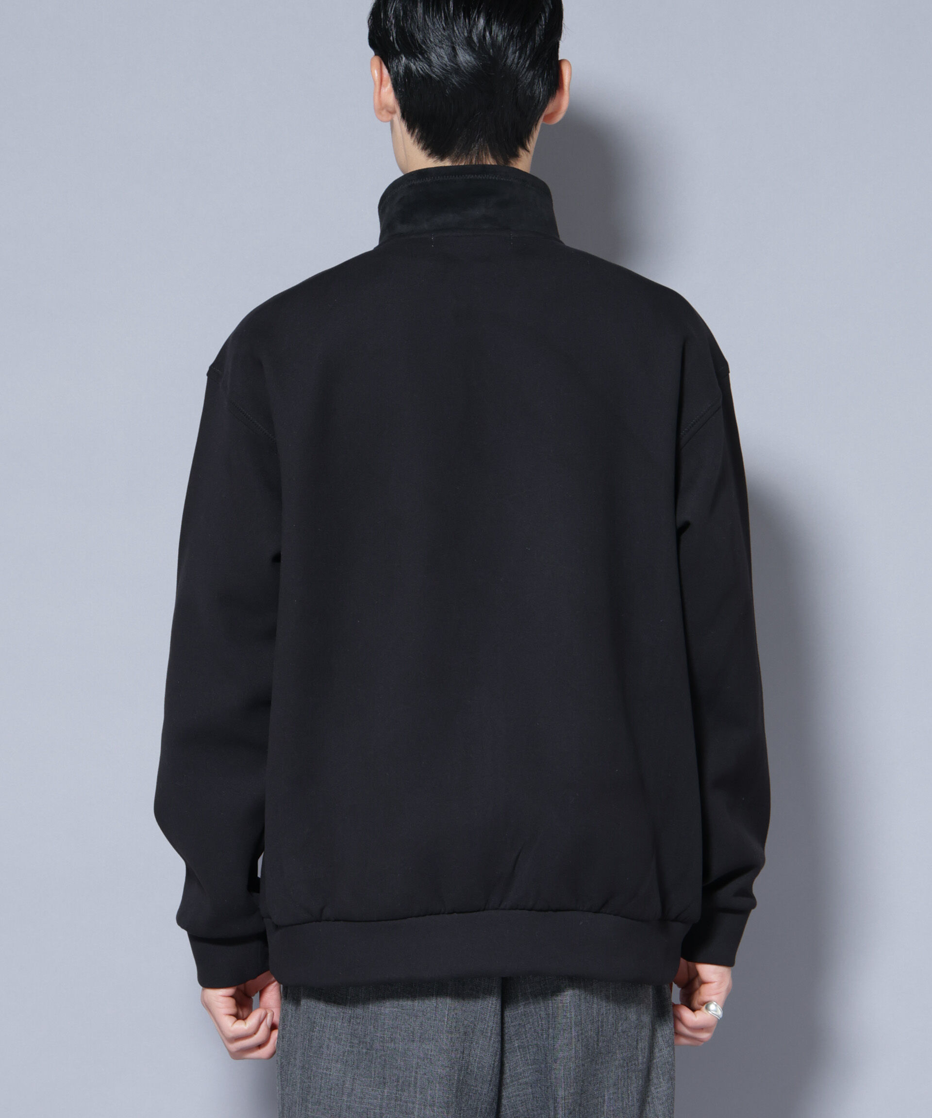 nano･universe「スーパーストレッチブラッシュドポンチブルゾン」|Tシャツ・カットソー|