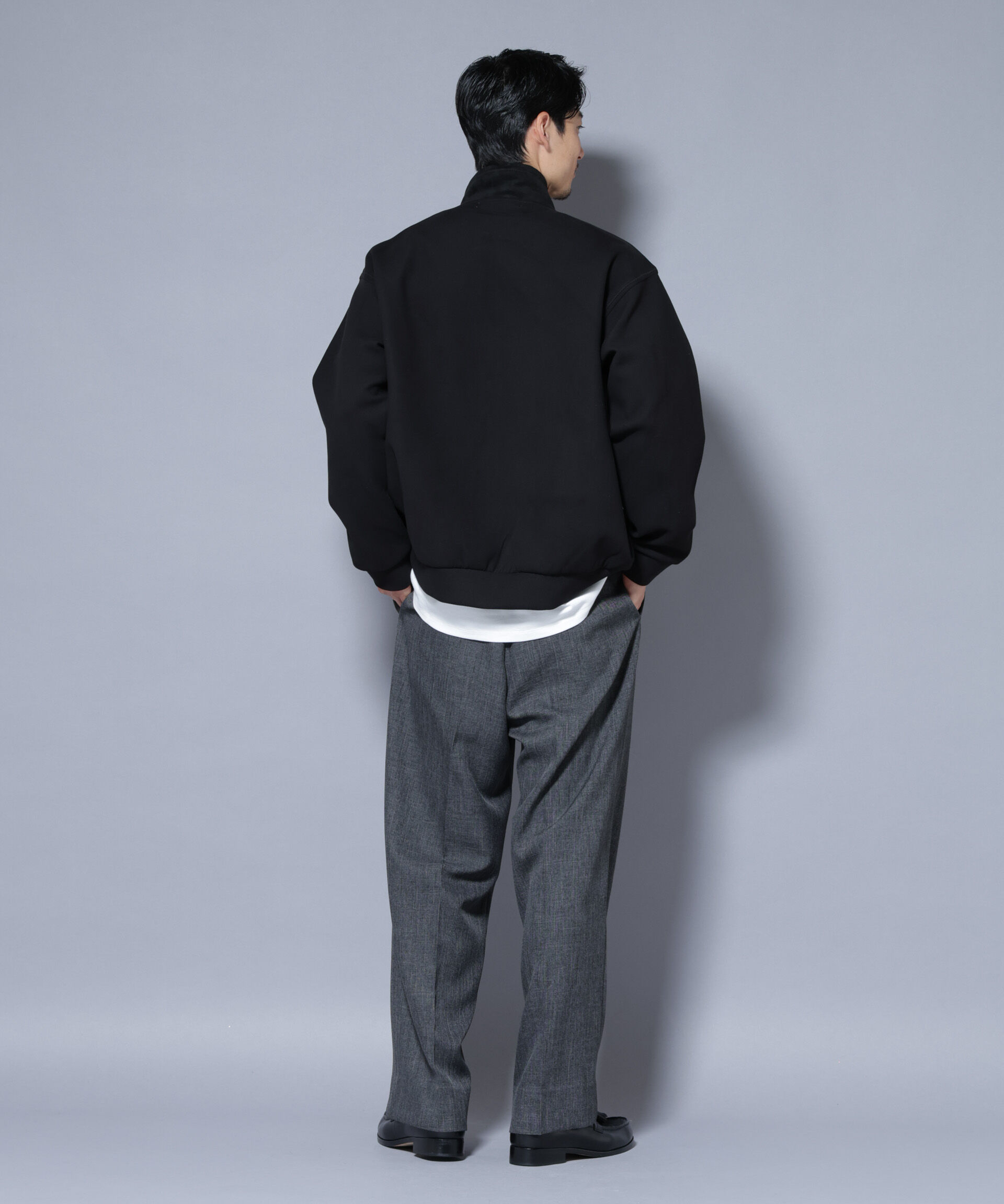 nano･universe「スーパーストレッチブラッシュドポンチブルゾン」|Tシャツ・カットソー|