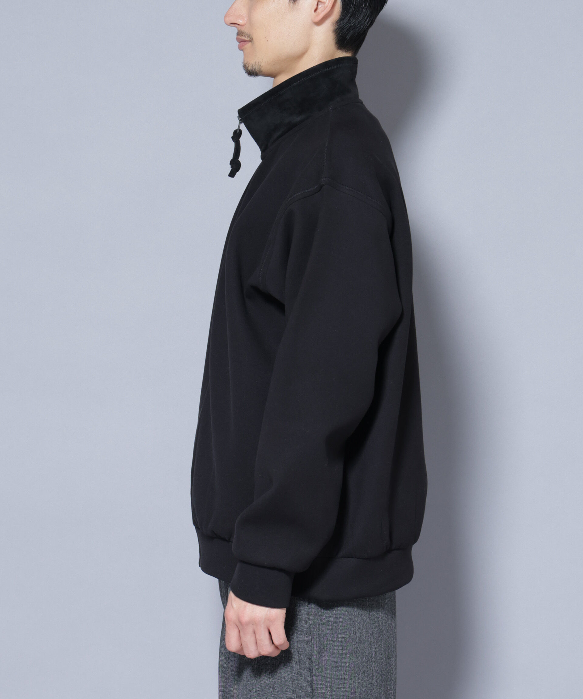 nano･universe「スーパーストレッチブラッシュドポンチブルゾン」|Tシャツ・カットソー|