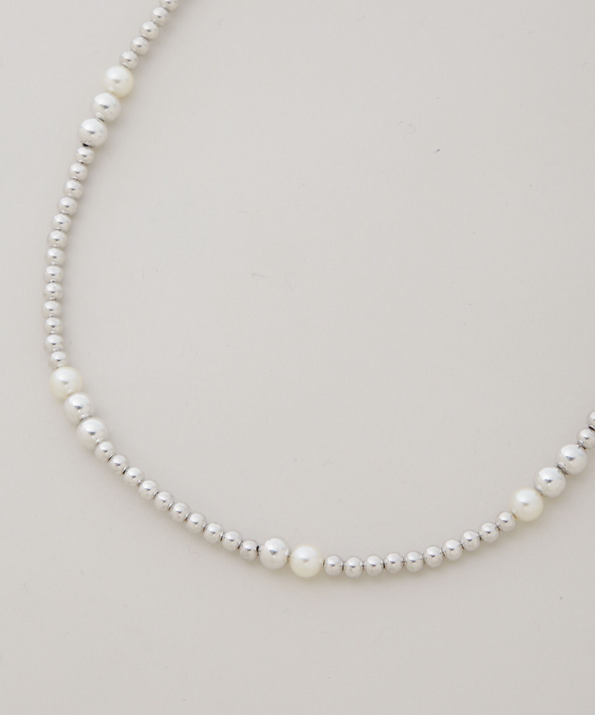 nano･universe「PHILIPPE AUDIBERT/Eunice necklace White」|ネックレス|