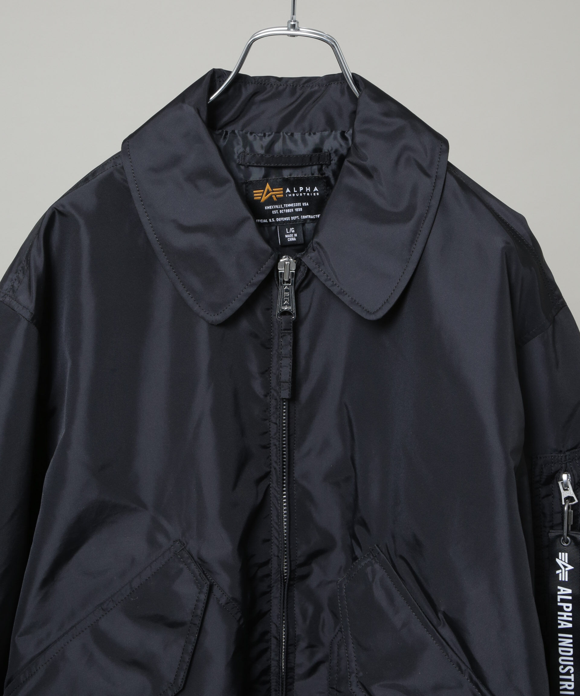 nano･universe「ALPHA INDUSTRIES/別注 CWU FLIGHT JACKET」|ブルゾン・スタジャン|