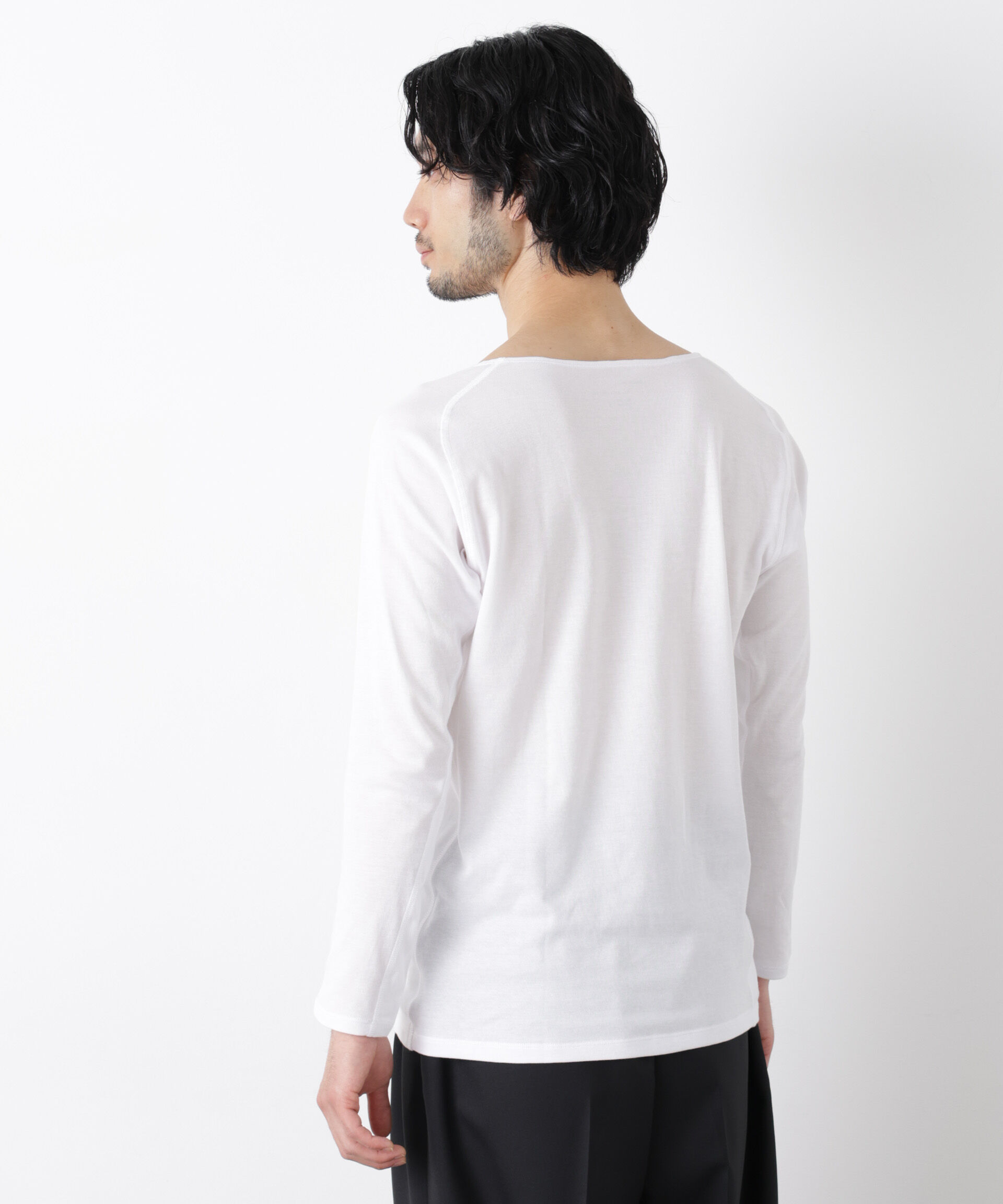 nano･universe「Anti Soaked(R)Plus インナーTシャツ 長袖」|Tシャツ・カットソー|