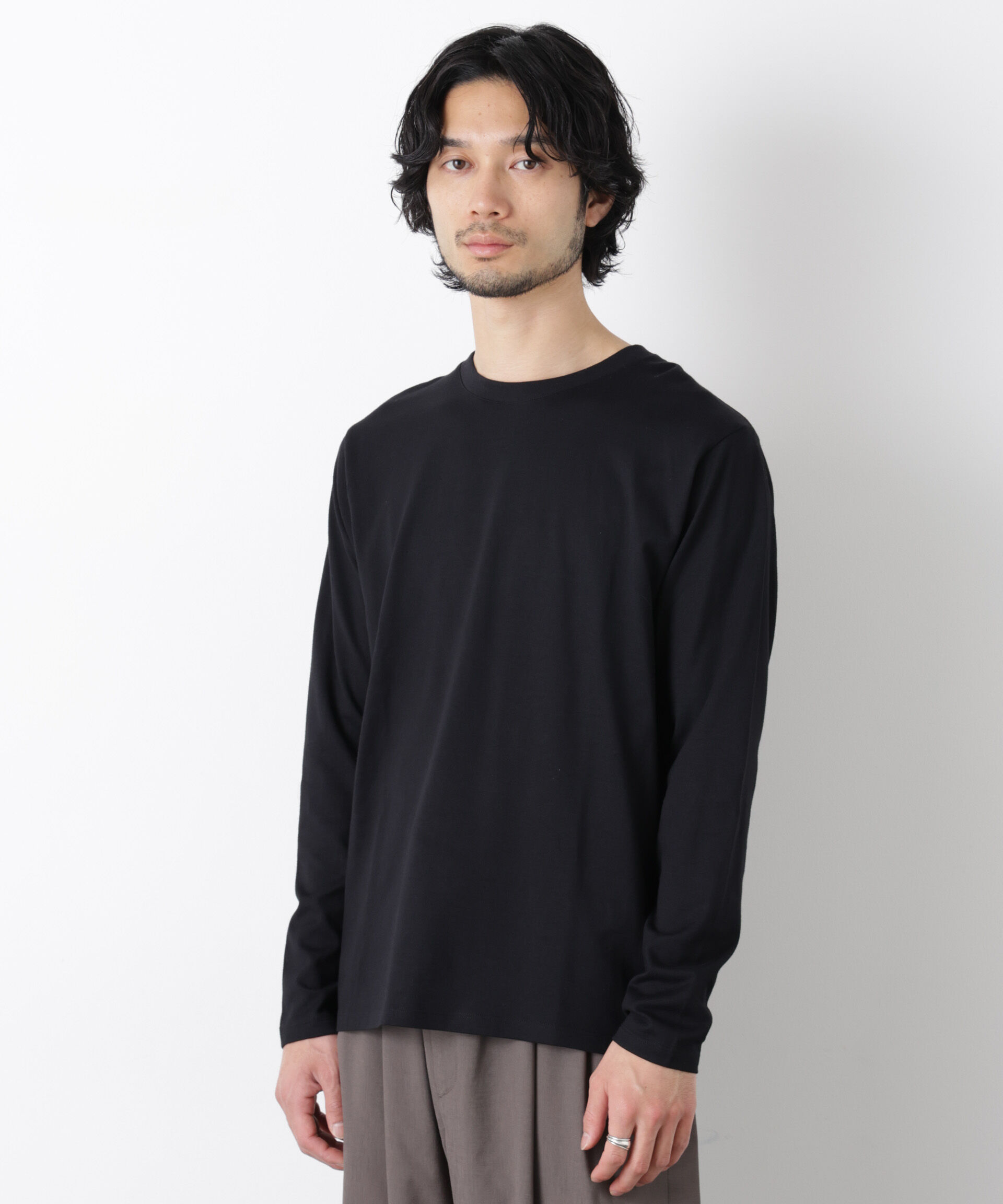 nano･universe「Anti Soaked(R)汗染み防止 クルーネックTシャツ」|Tシャツ・カットソー|