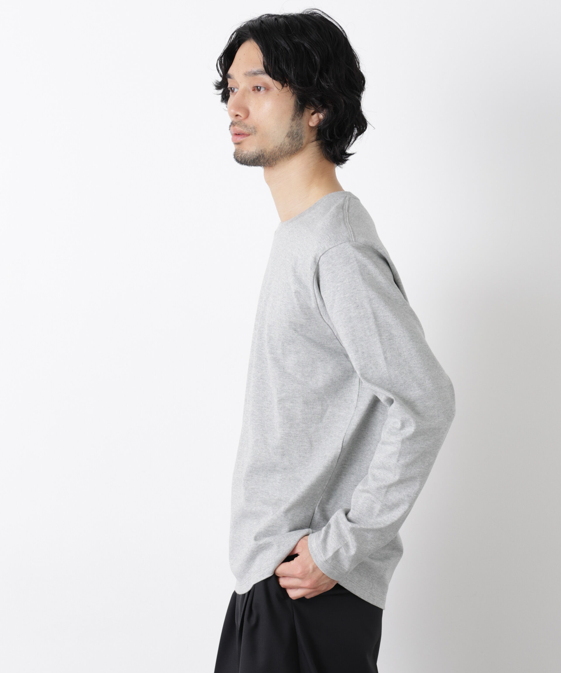 nano･universe「Anti Soaked(R)汗染み防止 クルーネックTシャツ」|Tシャツ・カットソー|