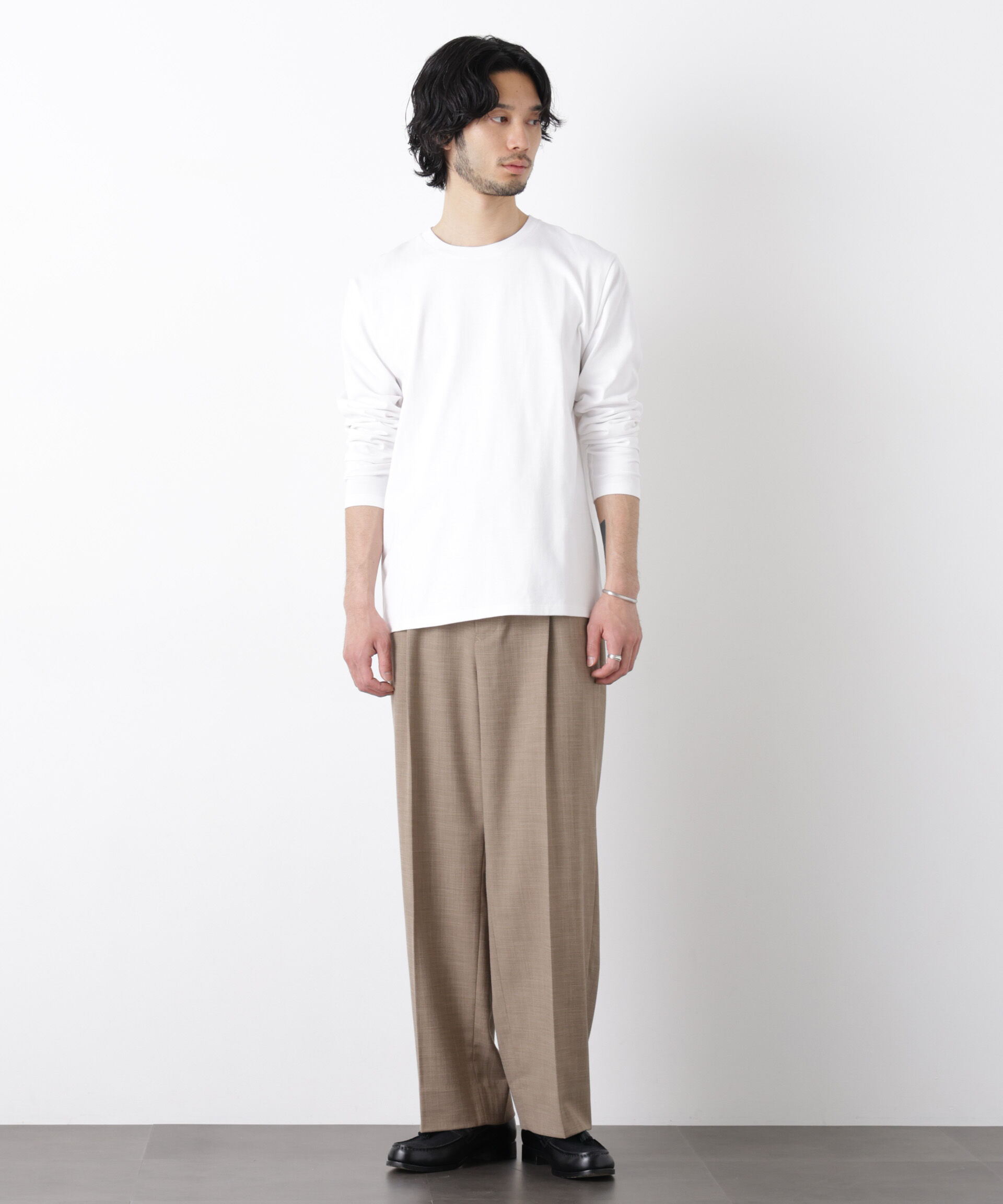 nano･universe「Anti Soaked(R)汗染み防止 クルーネックTシャツ」|Tシャツ・カットソー|