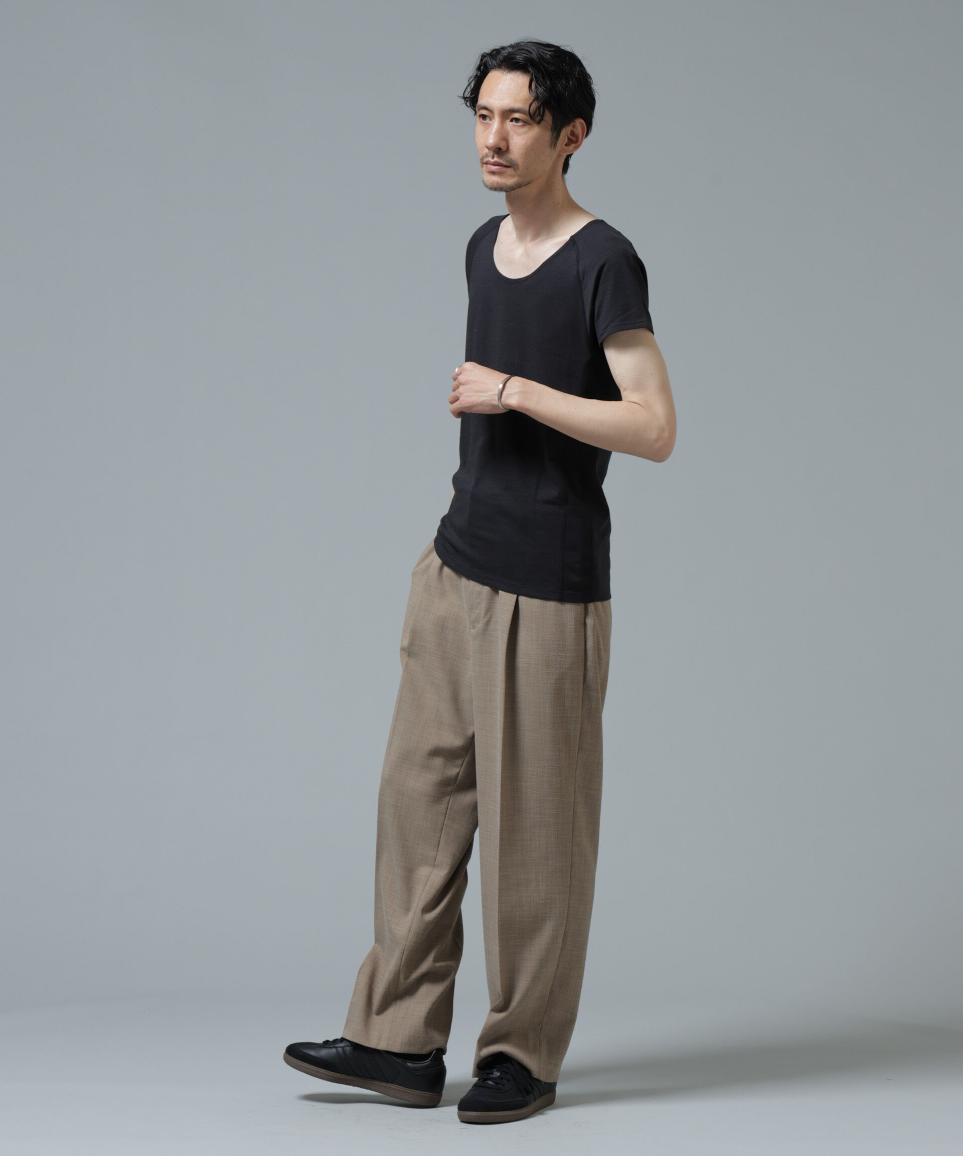 nano･universe「Anti Soaked(R) Plus インナーTシャツ」|Tシャツ・カットソー|