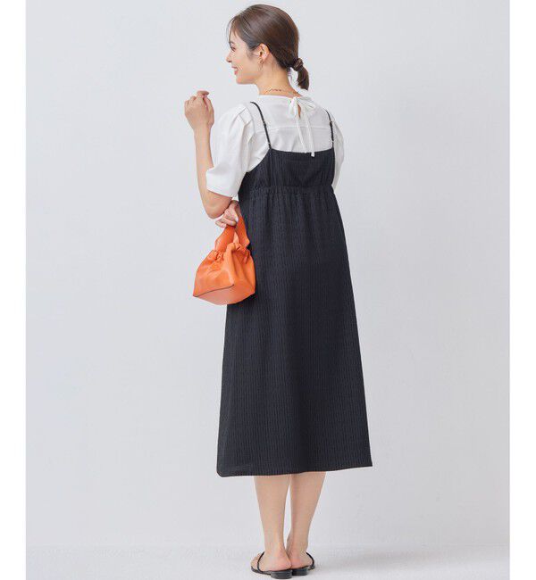 組曲「ステッチストライプドビー キャミワンピース」|ワンピース|