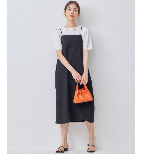 組曲「ステッチストライプドビー キャミワンピース」|ワンピース|