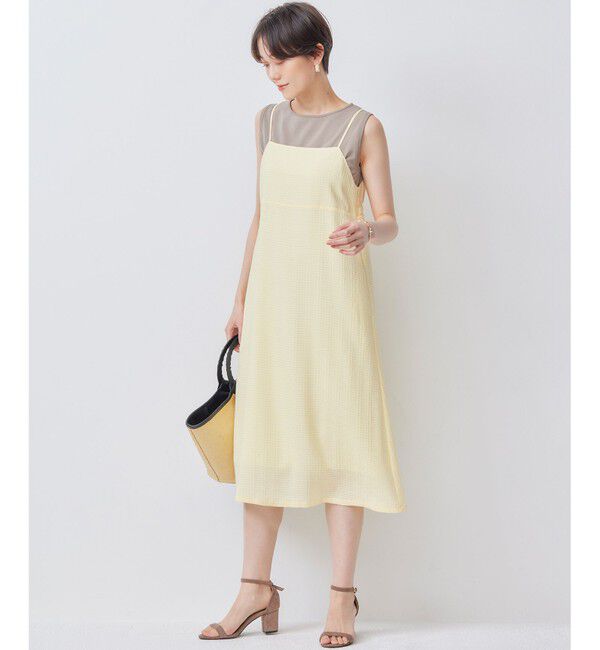 組曲「ステッチストライプドビー キャミワンピース」|ワンピース|