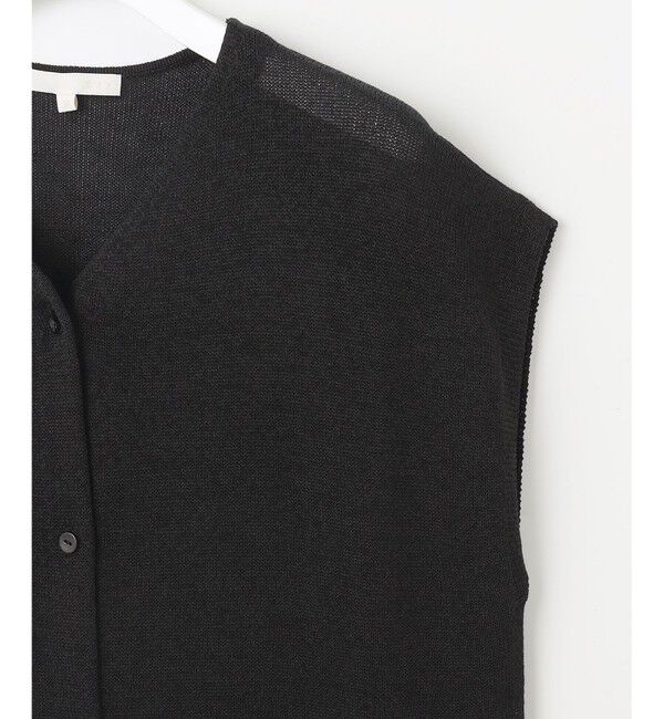 自由区「【カタログ掲載・洗える】ペーパーブレンドニット ジレ」|ベスト・ジレ|