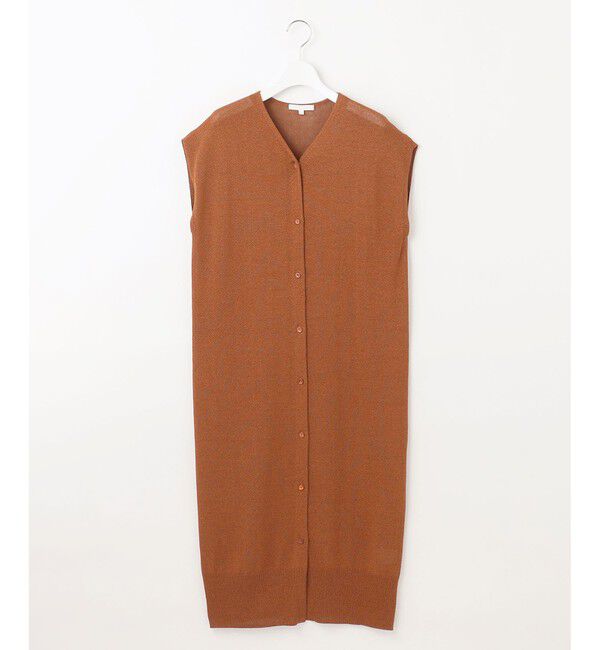 自由区「【カタログ掲載・洗える】ペーパーブレンドニット ジレ」|ベスト・ジレ|