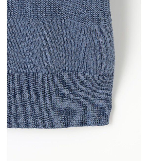 自由区「【洗える】ペーパーブレンドスキッパーポロ ニット」|ニット・セーター|