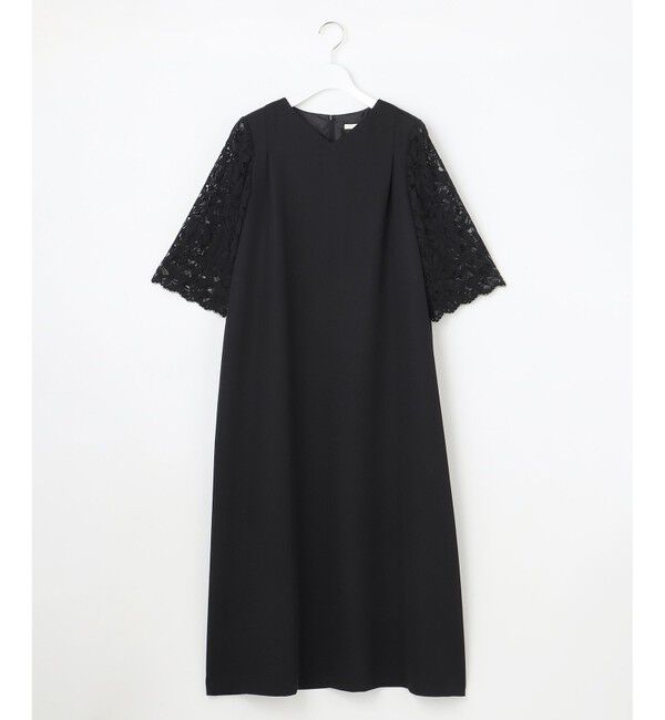 自由区「フラワーレースダブルクロス ワンピース」|ワンピース|