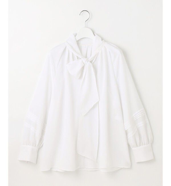 自由区「【カタログ掲載】ソフトスパンビエラボウタイ ブラウス」|シャツ・ブラウス|