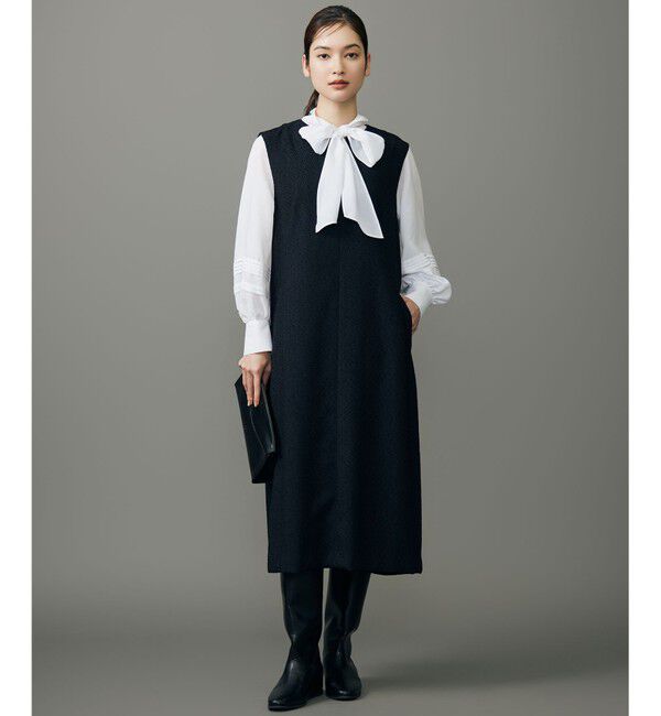 自由区「【カタログ掲載】ソフトスパンビエラボウタイ ブラウス」|シャツ・ブラウス|