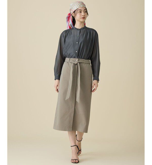 自由区「エアリーローンプレーン ブラウス」|シャツ・ブラウス|