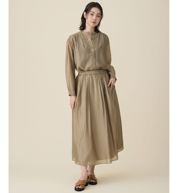 自由区「エアリーローンプレーン ブラウス」|シャツ・ブラウス|