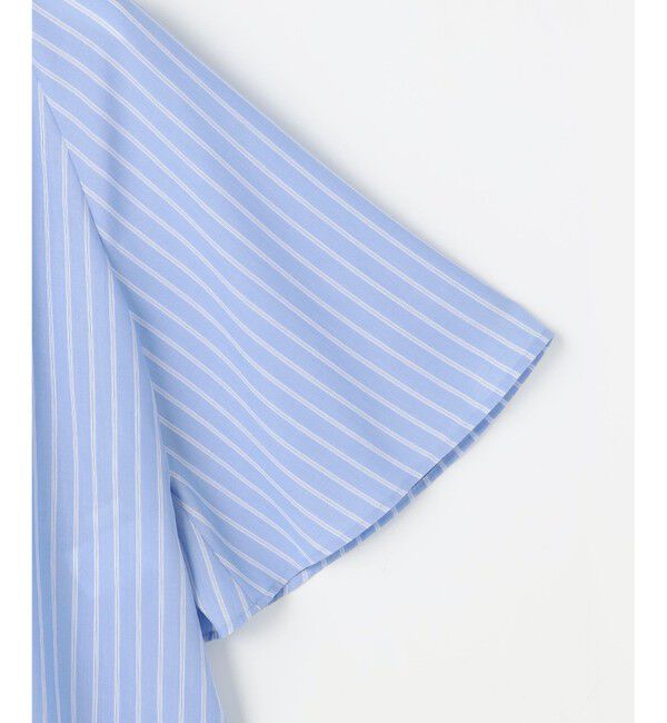 自由区「【ご好評素材・新型追加】リヨセルポプリンフリル ブラウス」|シャツ・ブラウス|