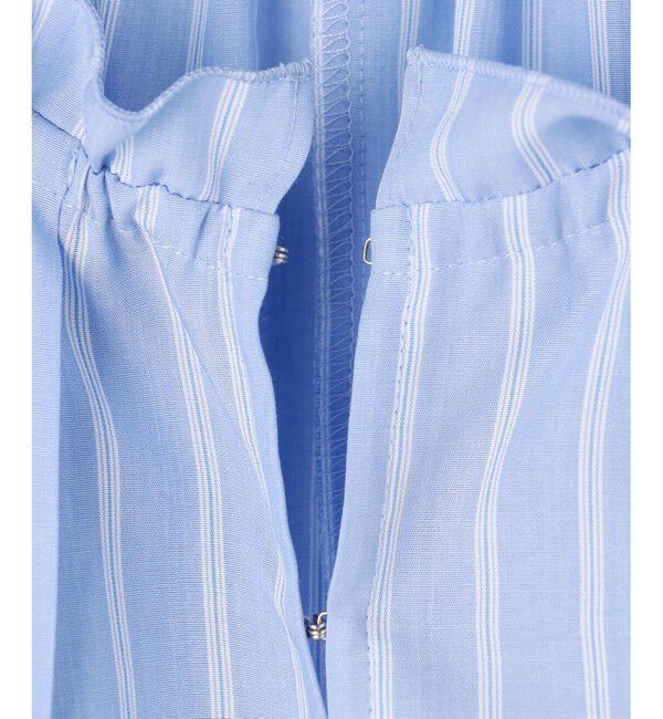 自由区「【ご好評素材・新型追加】リヨセルポプリンフリル ブラウス」|シャツ・ブラウス|