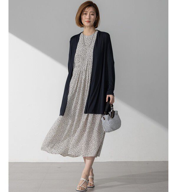 23区「【UVケア/接触冷感】マルチ機能 シアー ロング カーディガン」|カーディガン|