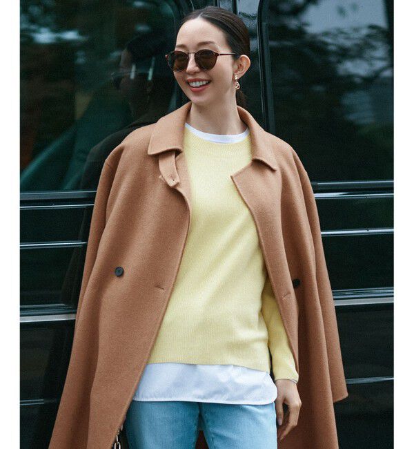 23区「【洗える】ウールカシミヤ クルーネック ニット」|ニット・セーター|ﾗｲﾄｲｴﾛ