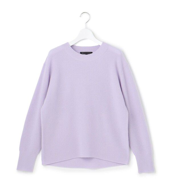 23区「【洗える】ウールカシミヤ クルーネック ニット」|ニット・セーター|