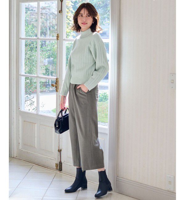 any SiS「【シリーズ累計7万本突破！】サーモ2WAYストレッチ ワンタック ワイドパンツ」|その他|