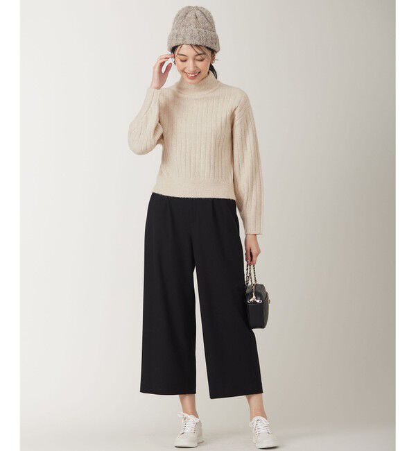 any SiS「【シリーズ累計7万本突破！】サーモ2WAYストレッチ ワンタック ワイドパンツ」|その他|