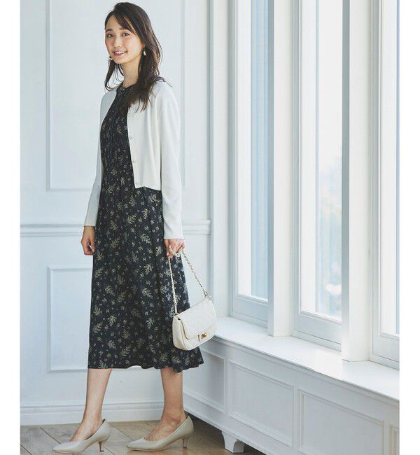 ANY SIS「【洗える】レースネックショートレングス カーディガン」|カーディガン|