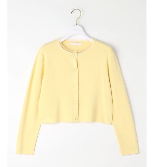 ANY SIS「【洗える】レースネックショートレングス カーディガン」|カーディガン|