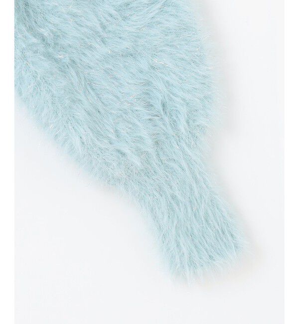 ANY SIS「【洗える】フィルムラメシャギー ニット」|ニット・セーター|