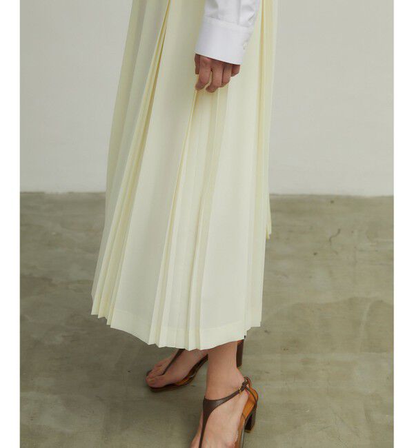 BEIGE,「ANNE / プリーツスカート」|スカート|