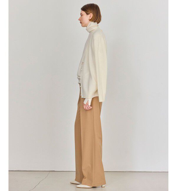 BEIGE,「【WEB限定・洗える】ALSACE / パール釦ウールニットカーディガン」|カーディガン|