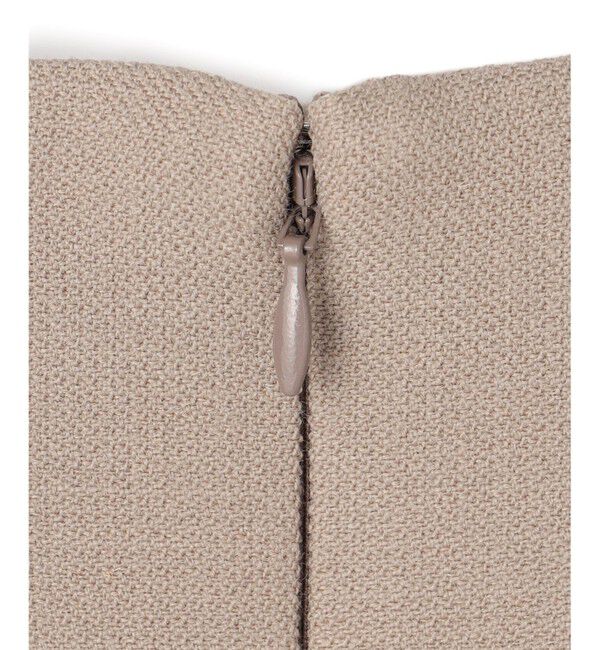 BEIGE,「【VERY NaVY12月号掲載】BUNNELL / ウールハイウエストタブボタンスカート」|スカート|