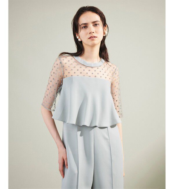 Grace Class「ドットチュールサロペット」|オールインワン|