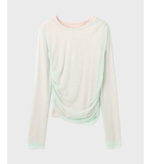  「レイヤードカットトップ」|Tシャツ・カットソー|