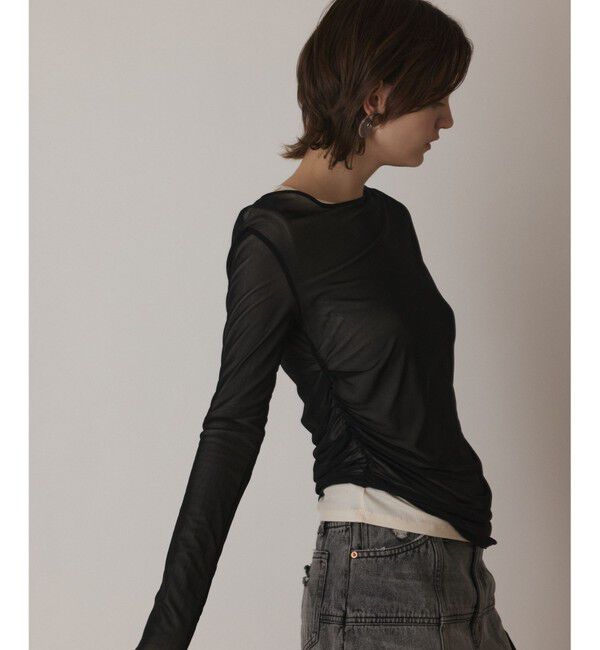  「レイヤードカットトップ」|Tシャツ・カットソー|