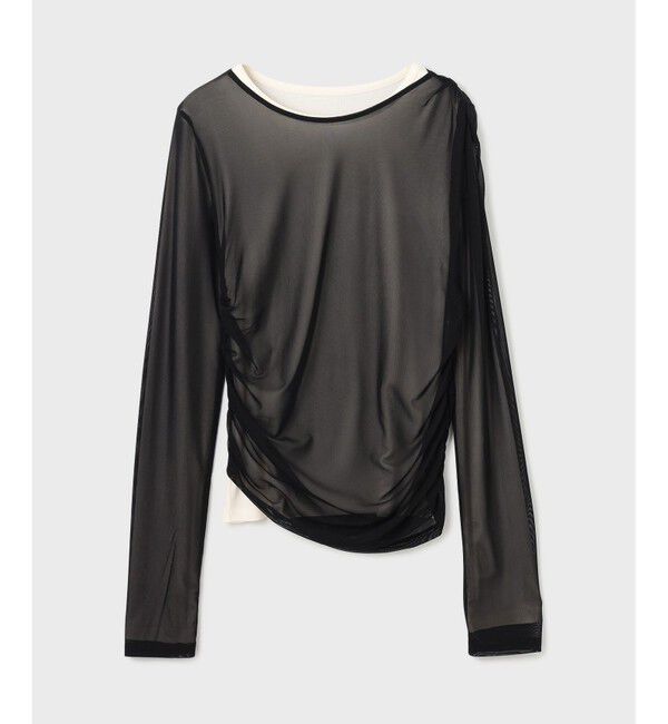  「レイヤードカットトップ」|Tシャツ・カットソー|