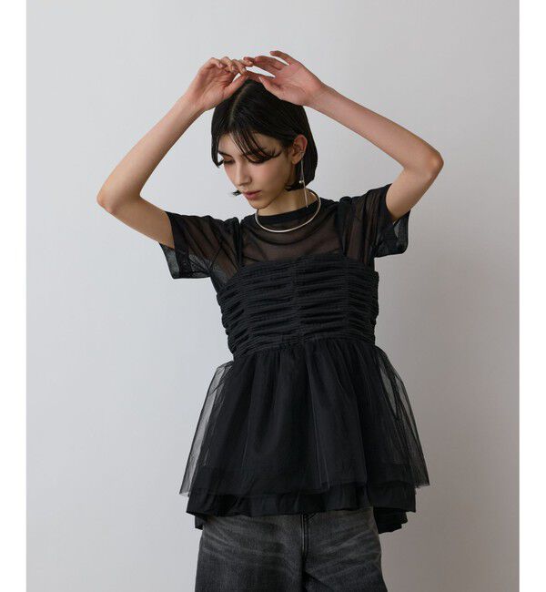 Diagram「タフタチュールキャミ」|その他|ブラック