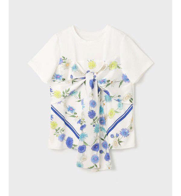 Diagram「スカーフプリントコンビトップ」|Tシャツ・カットソー|