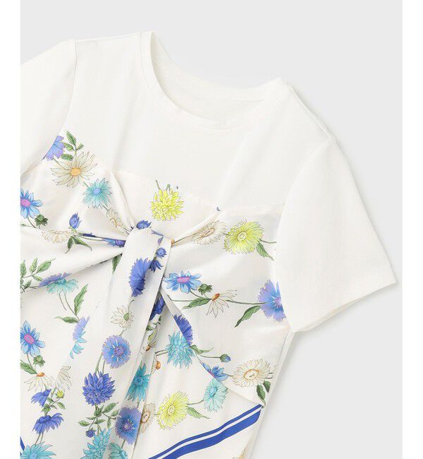 Diagram「スカーフプリントコンビトップ」|Tシャツ・カットソー|