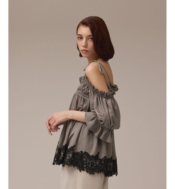 GRACE CONTINENTAL「ギャザーフレアトップ」|その他|