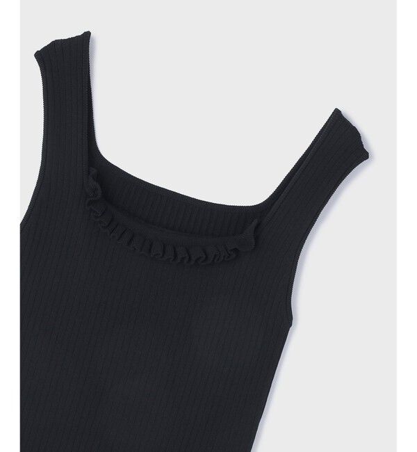 GRACE CONTINENTAL「リブフリルニットトップ」|その他|