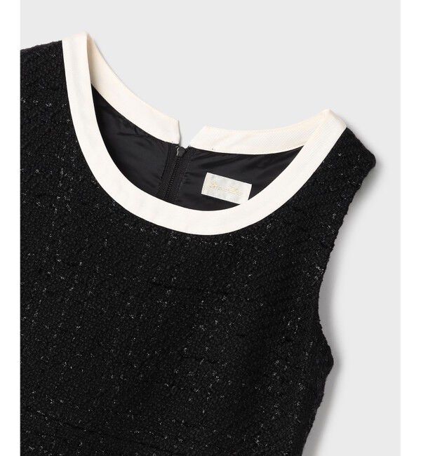 Grace Class「ツイードトリミングワンピース」|ワンピース|