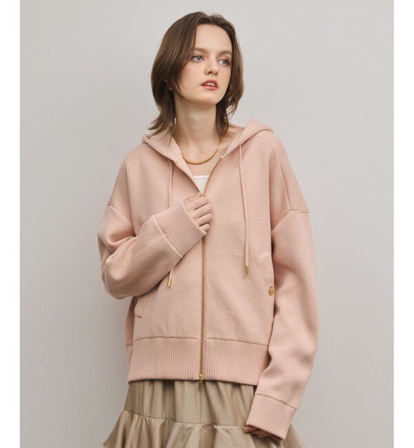 Diagram「フォルムニットパーカー」|パーカー|ピンク