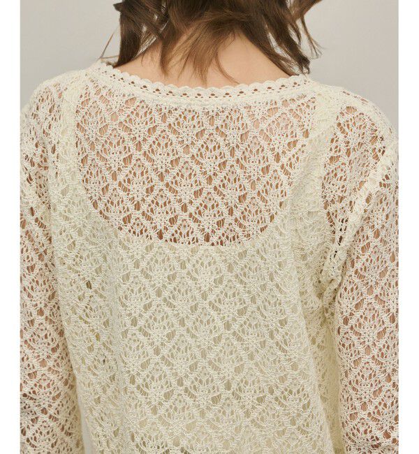 GRACE CONTINENTAL「レースフレアスリーブトップ」|その他|